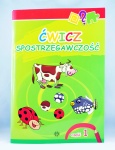 Książeczka do ćwiczeń ĆWICZ SPOSTRZEGAWCZOŚĆ cz1.