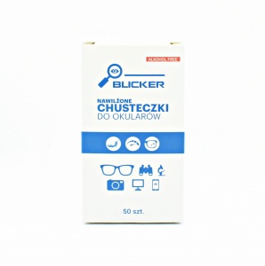 Chusteczki do okularów BLICKER 50szt 