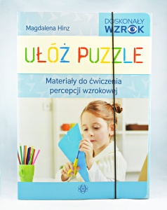 Ćwiczenia percepcji wzrokowej UŁÓŻ PUZZLE zestaw kart