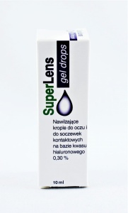 Krople do oczu SuperLens gel drops 10ml.